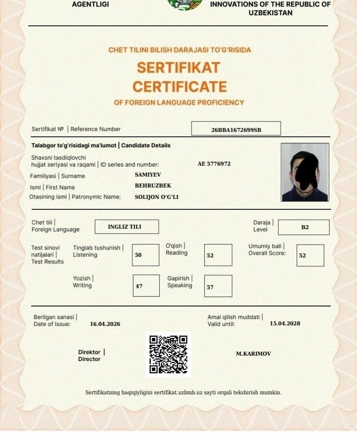 Behruzbek - B2